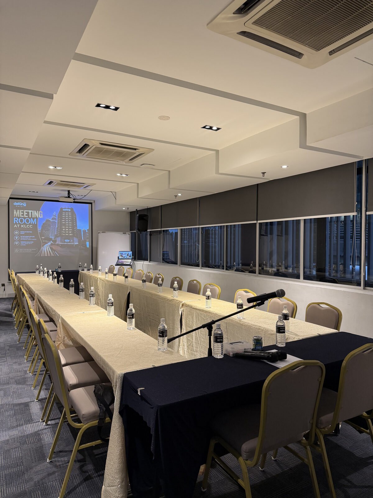 deKing Hotel KLCC meeting room in classroom training layout